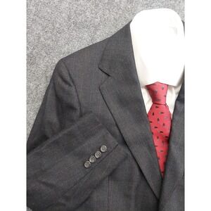 Polo University Ralph‎ Lauren Blazer Mens 40 Short W 33 Gray Wool Union Made USA